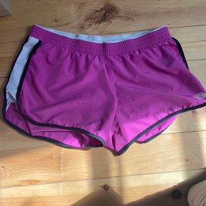 North face shorts. The draw string fell out and I cut out the lining.